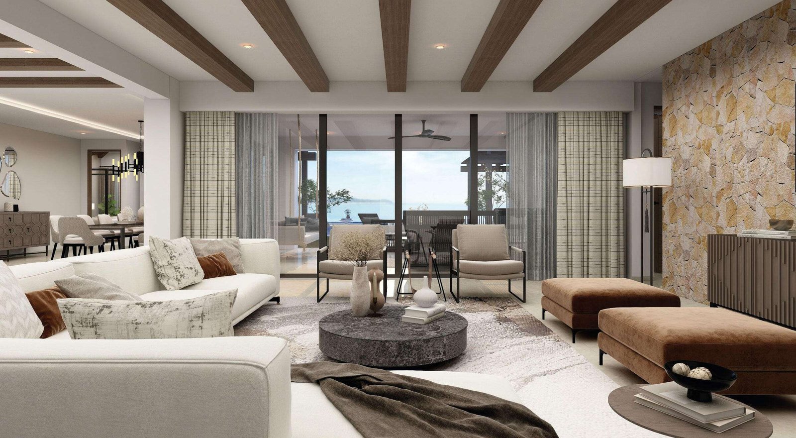 Maravilla West Enclave Ritz-Carlton West Enclave, Ritz-Carlton Reserve Residence 10 offers an exceptional blend of modern luxury and serene coastal living. These single-level indoor/outdoor residences are thoughtfully designed to provide privacy and tranquility. Featuring expansive floor-to-ceiling windows, the homes showcase breathtaking for sale