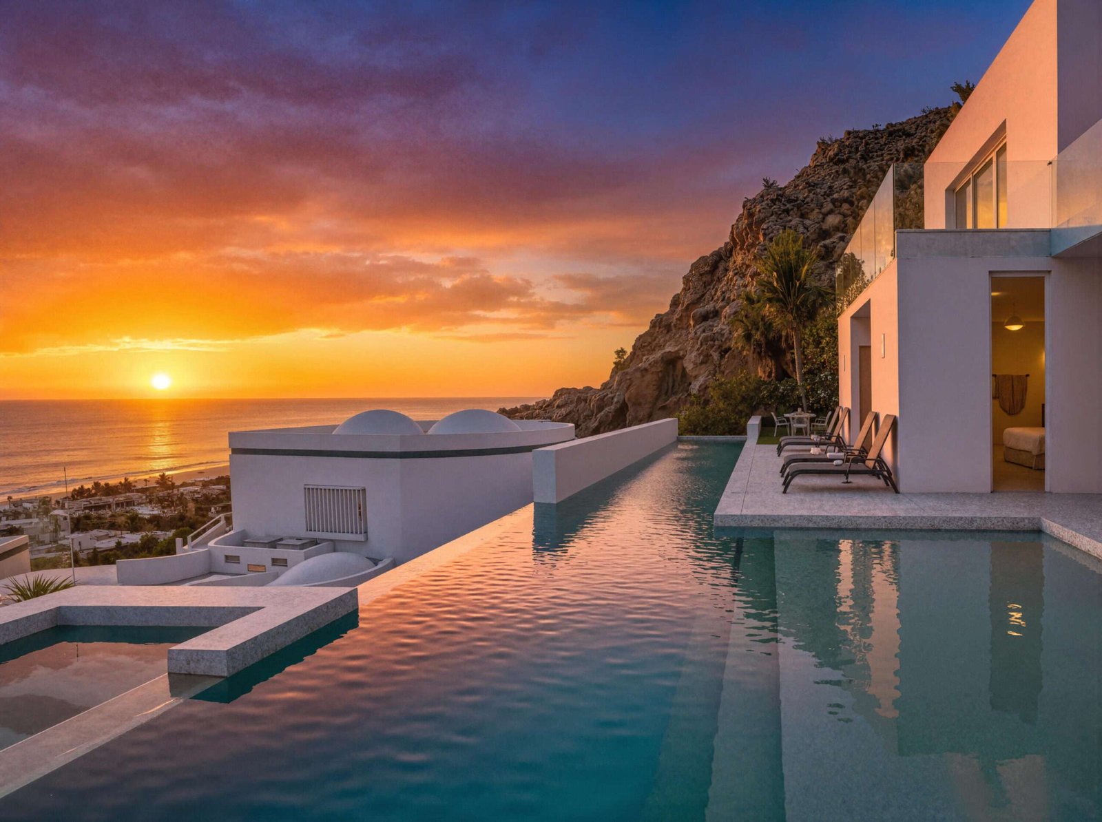 Maravilla Pedregal Csl Perched majestically above the iconic PEDREGAL sign, this rare estate offers the most coveted vantage point in Baja. Experience breathtaking dual for sale