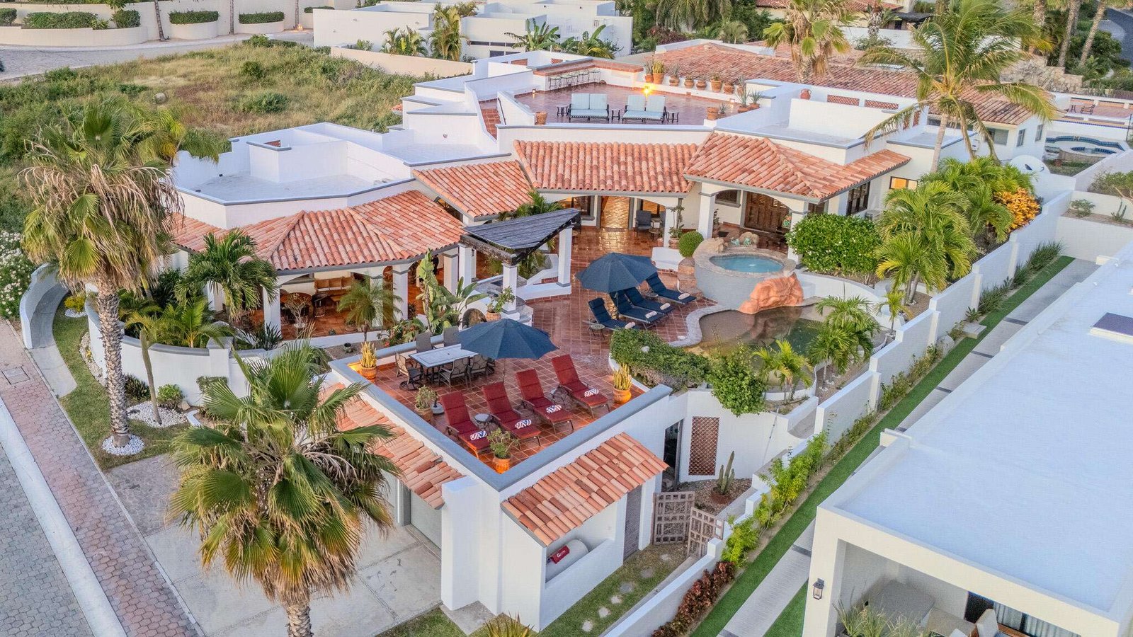 Maravilla Palmilla Estates Welcome to the epitome of opulence and functionality! This sprawling 5-bedroom, 6-bathroom estate nestled in the prestigious Palmilla Estates offers an unparalleled blend of elegance and efficiency.Bedrooms: Five spacious bedrooms designed for comfort and privacy, providing ample space for relaxation and rejuvenation.Bathrooms: Six beautifully appointed bathrooms, each exuding sophistication and convenience.Efficient Design: Meticulously crafted to embrace modern efficiency without compromising on luxury, ensuring sustainability and cost-effectiveness.3-Car Garage: A generous three-car garage providing secure parking and ample storage space for your vehicles and belongings. for sale