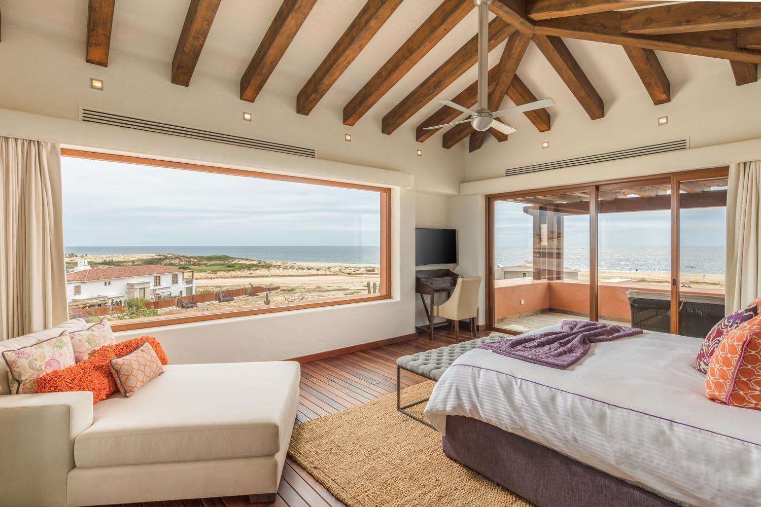 Maravilla Fundadores Villa Piedra - Fundadores, Puerto Los Cabos, blends modern and traditional design with unobstructed ocean for sale