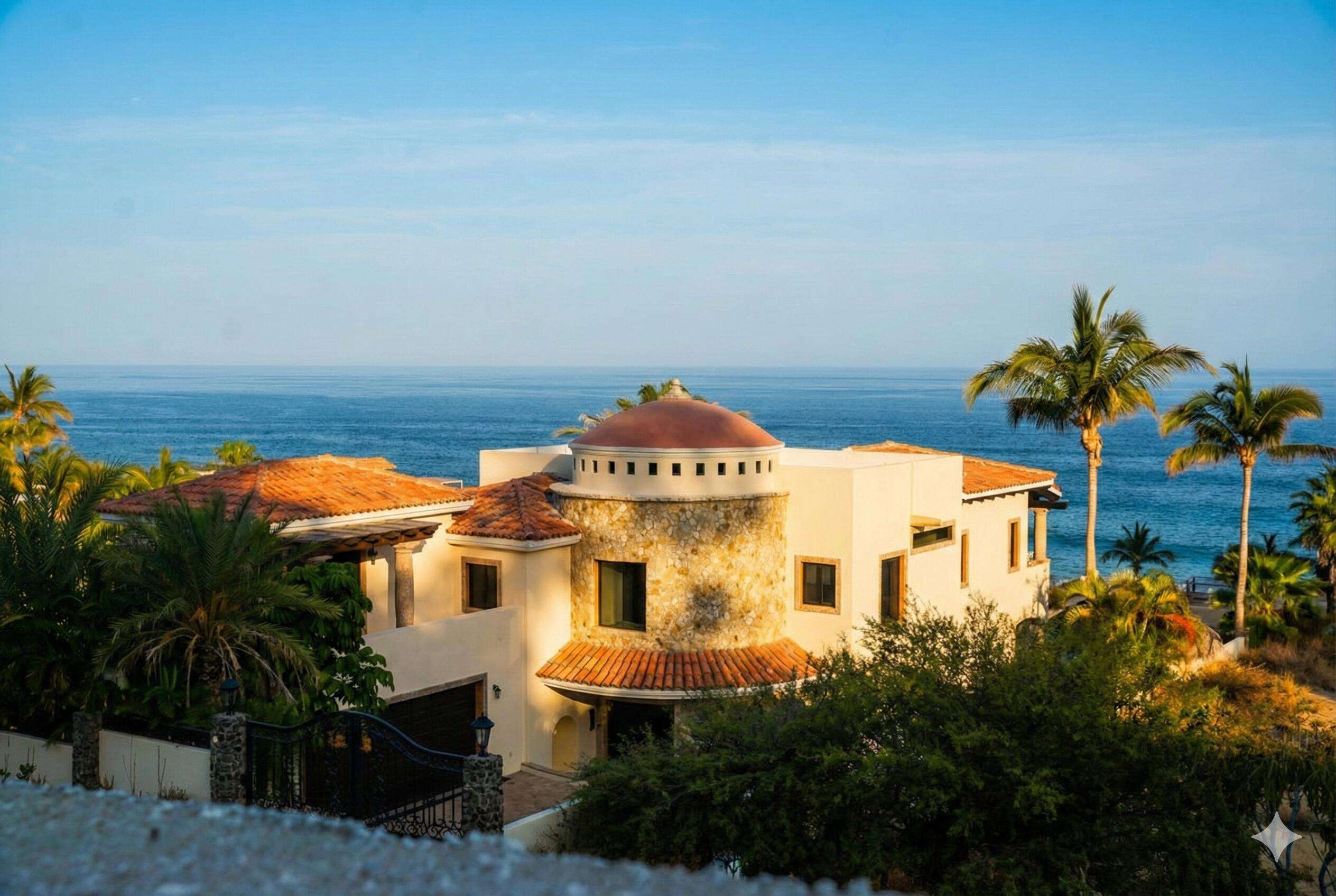 Maravilla La Noria Casa Lau'ren offers contemporary luxury with 4 bedrooms plus a private casita. Overlooking the Jack Nicklaus Signature Golf Course, this elegant home features ocean for sale