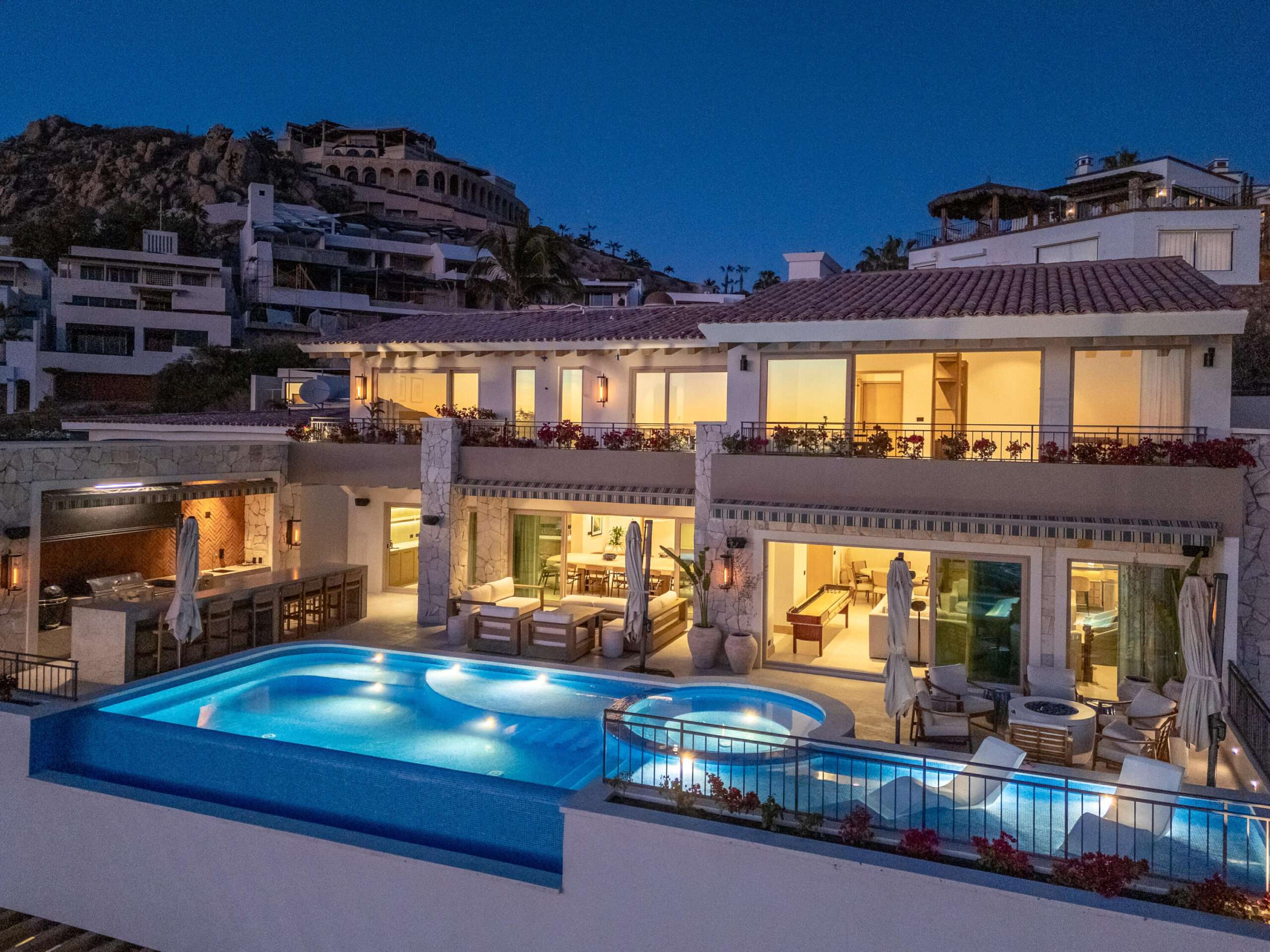 Maravilla Migaloo Designed with avant-garde Mexican architecture and infused with a boho-chic flair, Migaloo 6 is a three- story home crafted for seamless indoor-outdoor living. The top floor offers breathtaking panoramic for sale