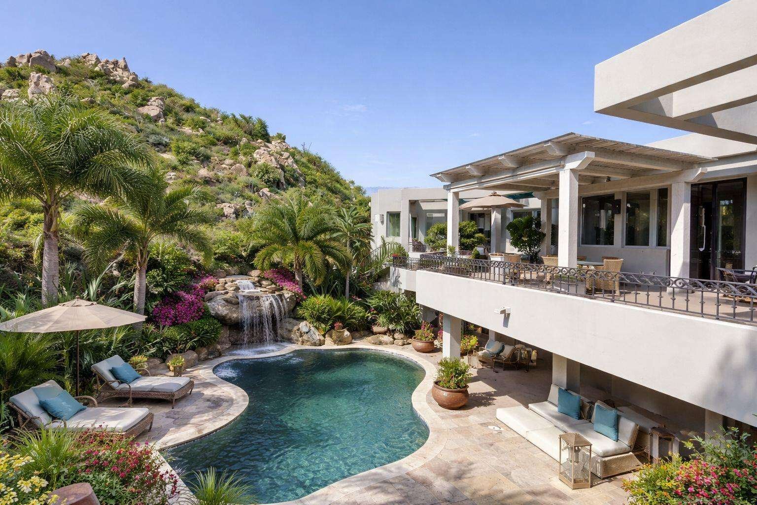 Maravilla Pedregal Csl Set high above Pedregal, overlooking all Cabo San Lucas, Villa Leonetti reigns as the property with the most breathtaking panoramic for sale