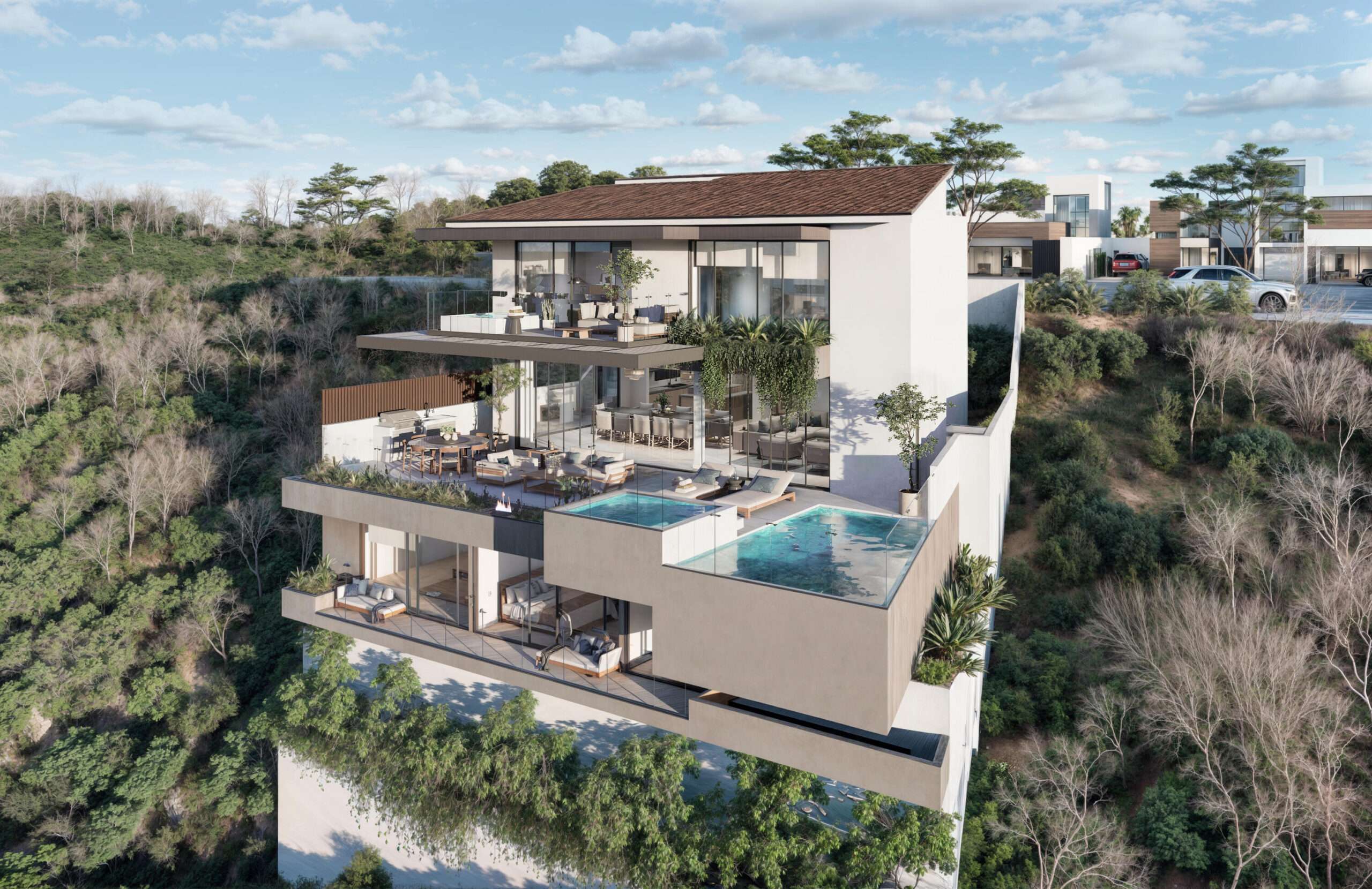 Maravilla La Cima This is one of the most iconic residences set to define Club Campestre San José in 2026—a truly unrepeatable opportunity that simply has it all. Boasting over 700 m² of total construction and the finest ocean for sale