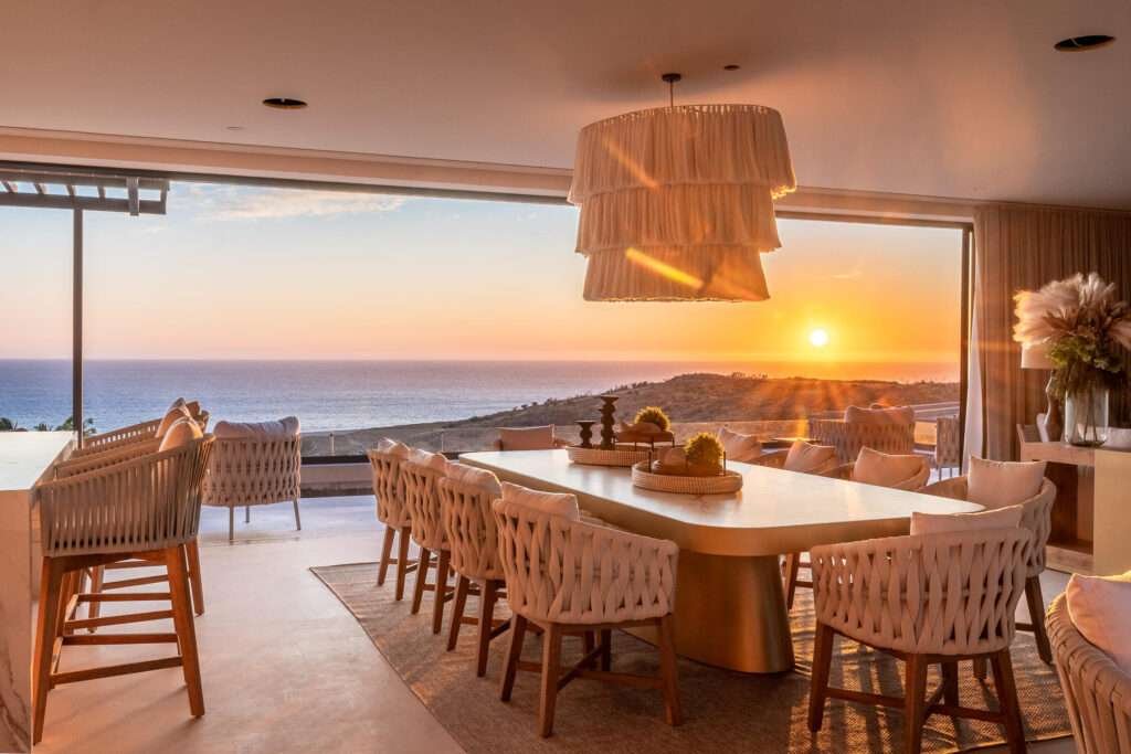 Maravilla Palmilla Estates Nestled within the prestigious Palmilla community, this stunning 5-bedroom home offers the perfect blend of luxury and family-friendly comfort. Overlooking the pristine Arroyo 7 fairway of the renowned Palmilla golf course, the property boasts breathtaking ocean and golf course – House 3 Quivira: 5 Bdrm House & Studio, Pacific, BS