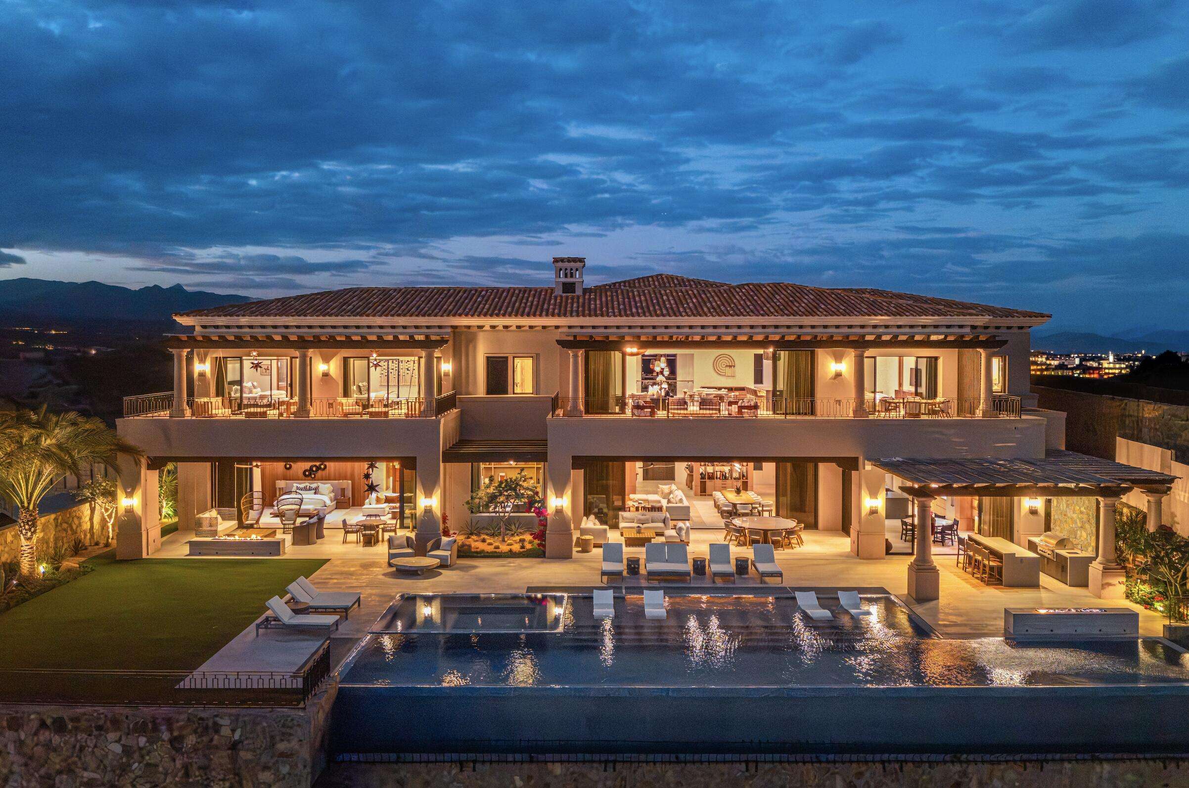 Maravilla La Noria Casa Lau'ren offers contemporary luxury with 4 bedrooms plus a private casita. Overlooking the Jack Nicklaus Signature Golf Course, this elegant home features ocean for sale