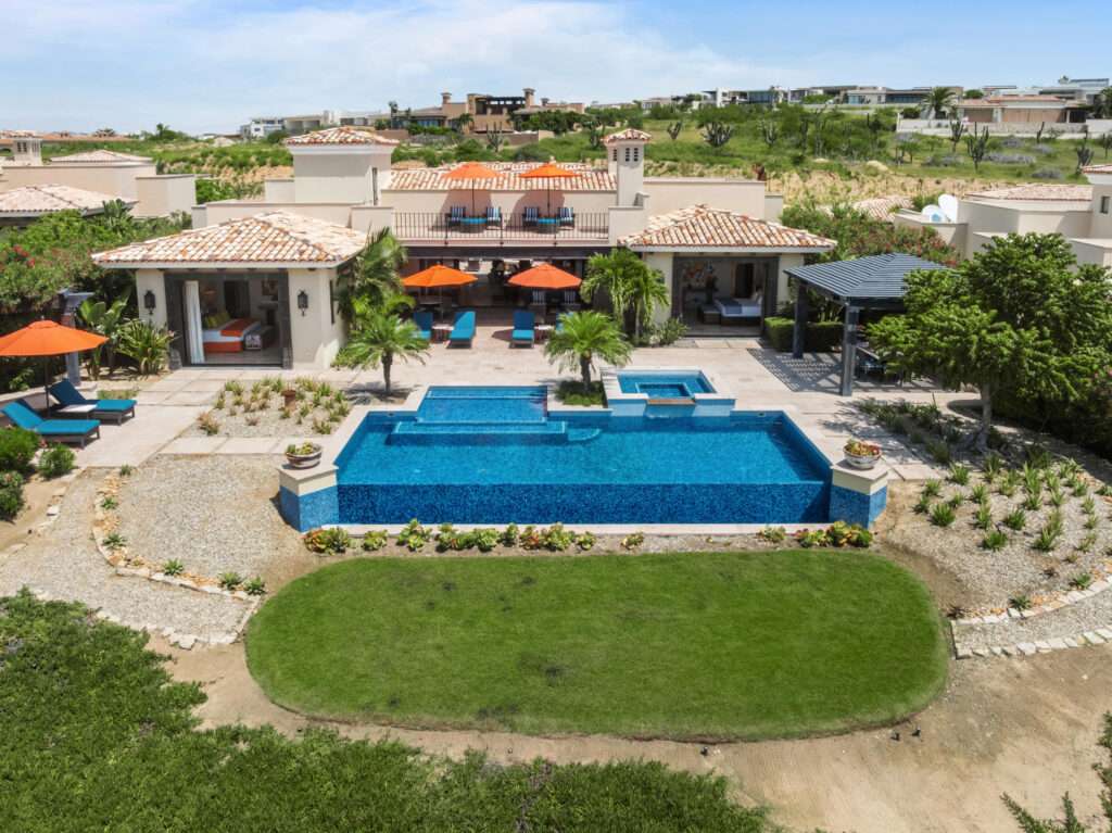 Maravilla Golf Villas Welcome to Golf Villa 49 at Diamante Cabo San Lucas, where timeless architecture, elevated desert living, and exceptional value converge within one of Los Cabos' most prestigious private communities.Ideally situated just steps from the Oasis Short Course, this stunning hacienda-inspired villa is centered around a private courtyard, creating a seamless blend of indoor and outdoor living. Thoughtfully designed for both entertaining and everyday comfort, the expansive great room opens effortlessly to the terrace and courtyard, offering an inviting flow throughout the home. Offered fully furnished and turnkey, the residence comfortably accommodates up to 12 guests across five spacious bedrooms and five bathrooms, including two luxurious primary suites. Vaulted ceilings enhance the sense of scale and sophistication, while the well-designed layout provides both privacy and generous gathering spaces for family and guests alike.Recently refreshed, the villa features a newly retiled infinity-edge pool and beautifully reupholstered outdoor furnishings, enhancing the home's already exceptional outdoor living experience. Additional features include indoor and outdoor showers, deep soaking tubs, a terrace fireplace, and multiple outdoor entertaining spaces including a beautifully appointed courtyard and grilling area--perfect for enjoying Cabo's – Oasis Golf Villa #49, Pacific, Pacific, BS