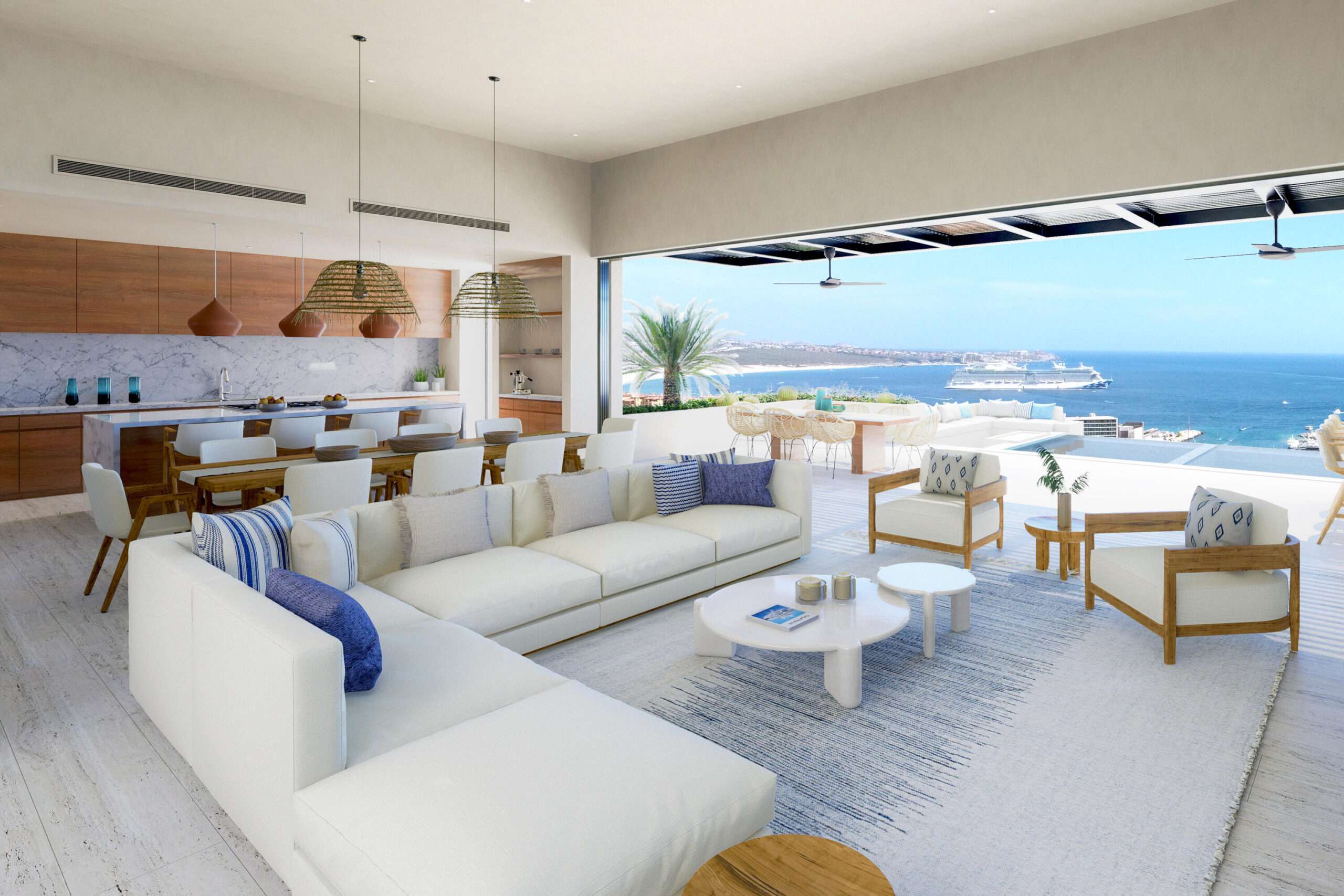 Maravilla Pedregal Csl Villa Sundream. A Pedregal Masterpiece in Progress Poised just below the iconic Pedregal sign, Villa Sundream is a statement of modern luxury with breathtaking, unobstructed for sale