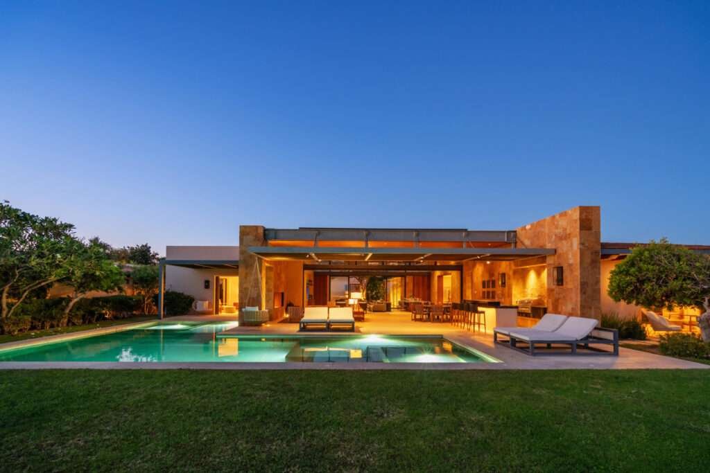 Maravilla El Encanto Casa Cielo — Beachfront Hacienda Luxury in El Encanto de La LagunaCasa Cielo presents a rare opportunity to experience true beachfront living in the prestigious community of El Encanto de La Laguna. This 4-bedroom, 4-bathroom private villa blends timeless Hacienda architecture with refined, modern luxury finishes, all set on a pristine stretch of sand with panoramic ocean – Ritz Carlton Reserve, San Jose del Cabo, BS