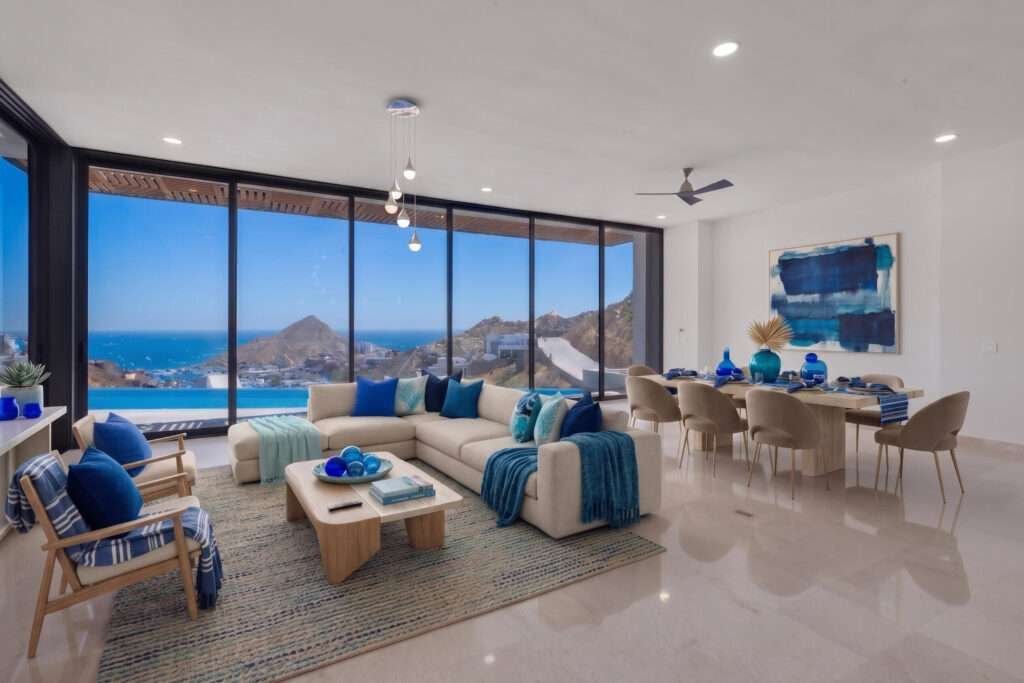 Maravilla Palmilla Estates Welcome to the epitome of opulence and functionality! This sprawling 5-bedroom, 6-bathroom estate nestled in the prestigious Palmilla Estates offers an unparalleled blend of elegance and efficiency.Bedrooms: Five spacious bedrooms designed for comfort and privacy, providing ample space for relaxation and rejuvenation.Bathrooms: Six beautifully appointed bathrooms, each exuding sophistication and convenience.Efficient Design: Meticulously crafted to embrace modern efficiency without compromising on luxury, ensuring sustainability and cost-effectiveness.3-Car Garage: A generous three-car garage providing secure parking and ample storage space for your vehicles and belongings. – Villa Vista Cortez, Cabo San Lucas, BS