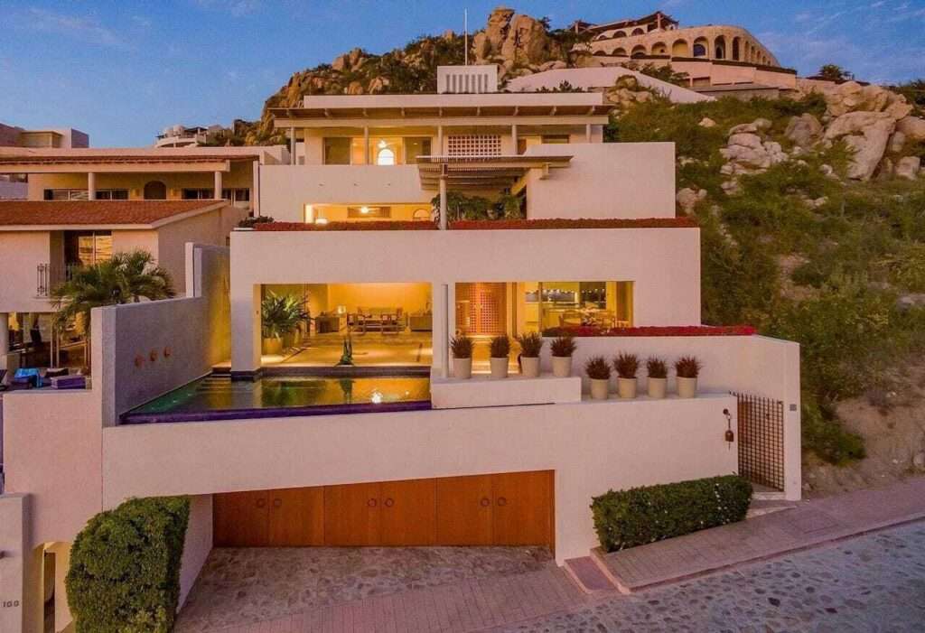 Maravilla Pedregal Csl This architect-designed luxury villa for sale in El Pedregal, Cabo San Lucas sits on one of the most exclusive addresses on the Pacific side of Land's End. Casa Alcaravan offers 6,536 sq ft across 5 bedrooms and 5 bathrooms, with 4,384 sq ft of air-conditioned living space and 3,267 sq ft of decks built for ocean- – Casa Alcaravan, Cabo San Lucas, BS