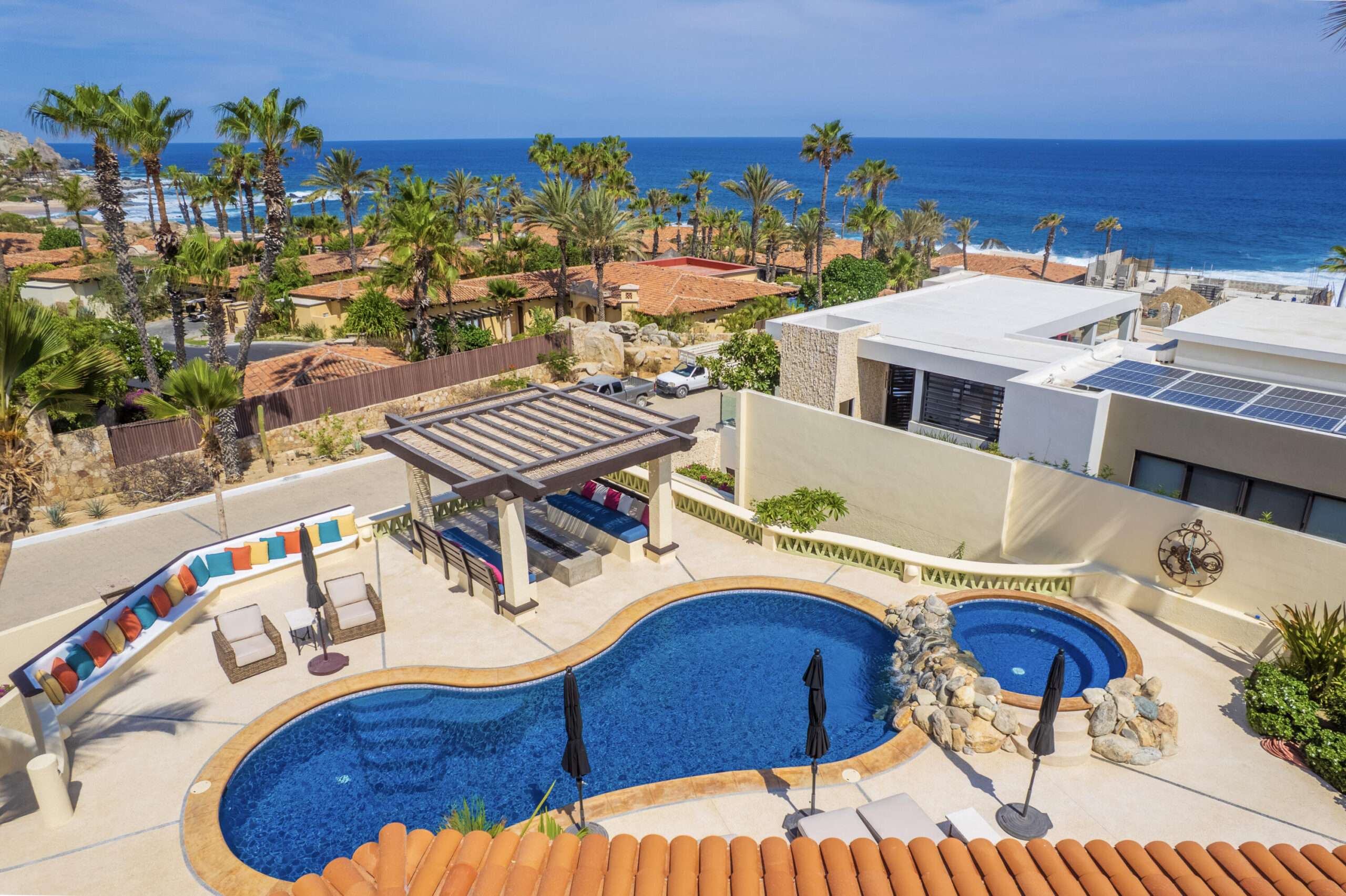 Maravilla Santa Carmela Luxury turnkey estate located in the prestigious gated community of Santa Carmela. Beautiful protected ocean – Lot #13 Rtno. Sta Clara, Cabo Corridor, BS
