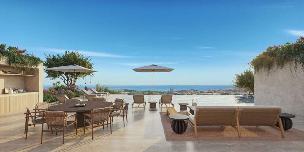 Maravilla La Noria Experience luxury living at La Noria 128 in the prestigious gated community of Puerto Los Cabos. This beautifully furnished, move-in-ready home offers elegant interiors, seamless indoor-outdoor living, and expansive terraces with breathtaking daytime – Puerta Del Sol 11-Villa Cisne, Cabo Corridor, BS